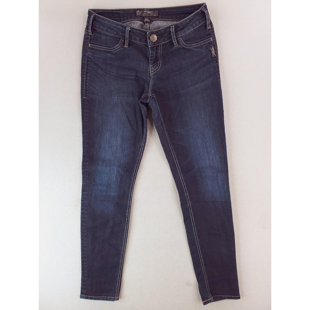 Silver Jeans‎ Suki Jegging Womens 28 Blue Stretch Skinny Dark Wash Denim Pants